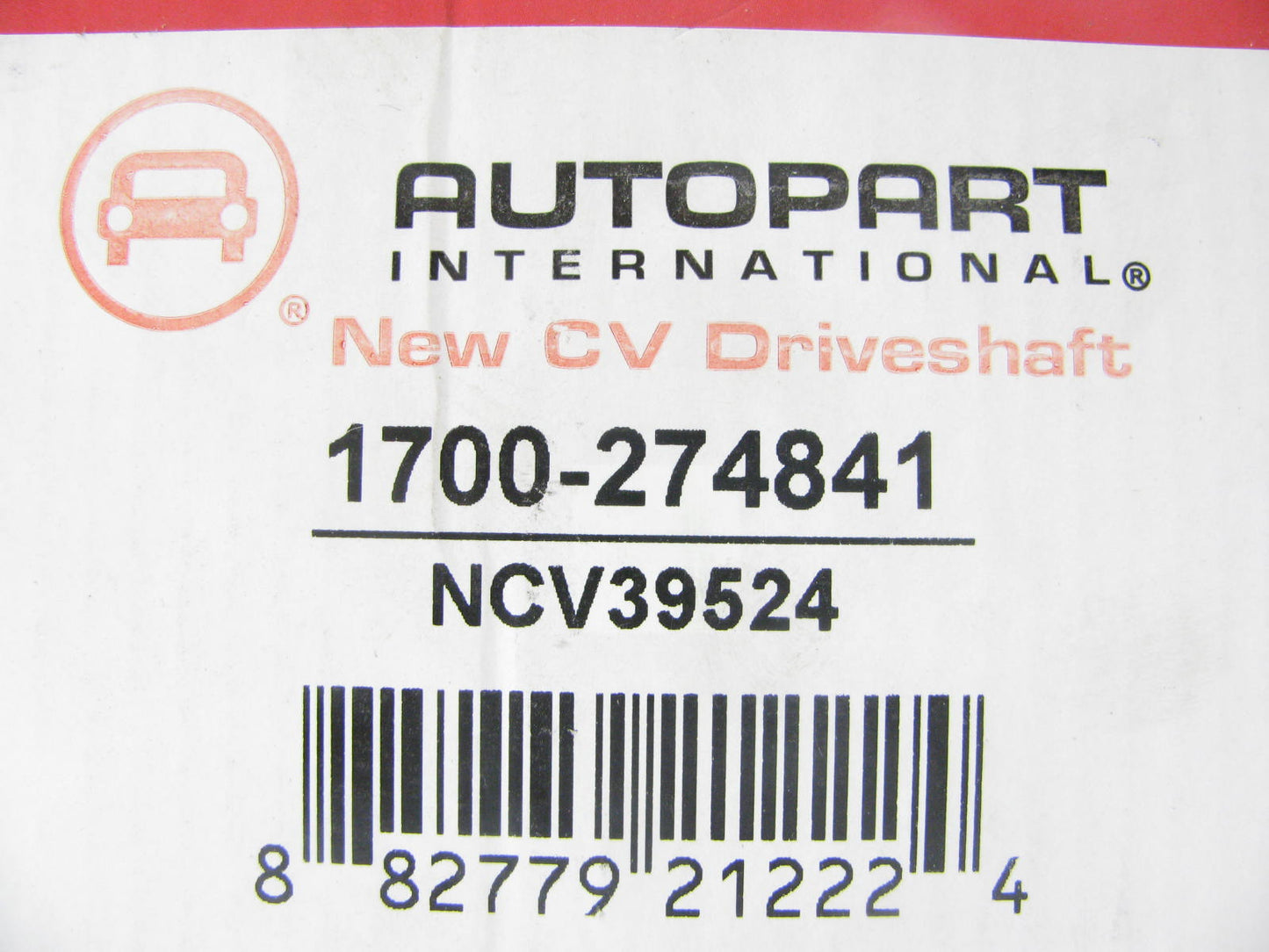 Autopart 1700-274841 Manual Trans CV Axle Front Right For 1999 Infiniti G20