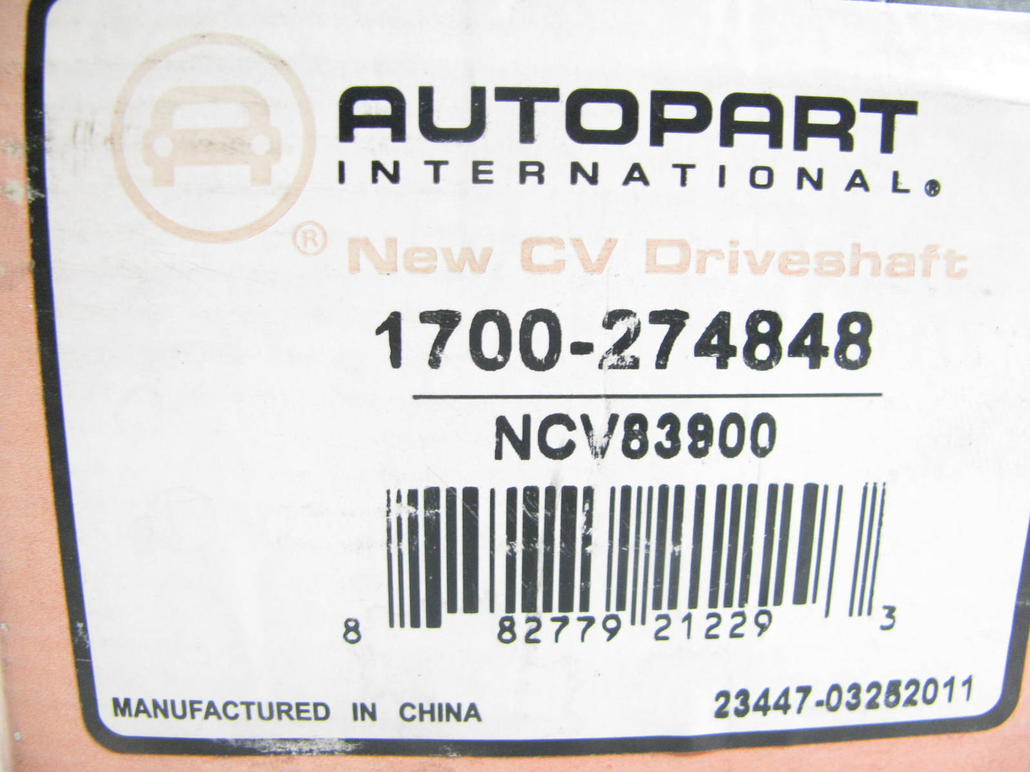 Autopart 1700-274848 Rear CV Axle Assembly For 2002-2005 Freelander