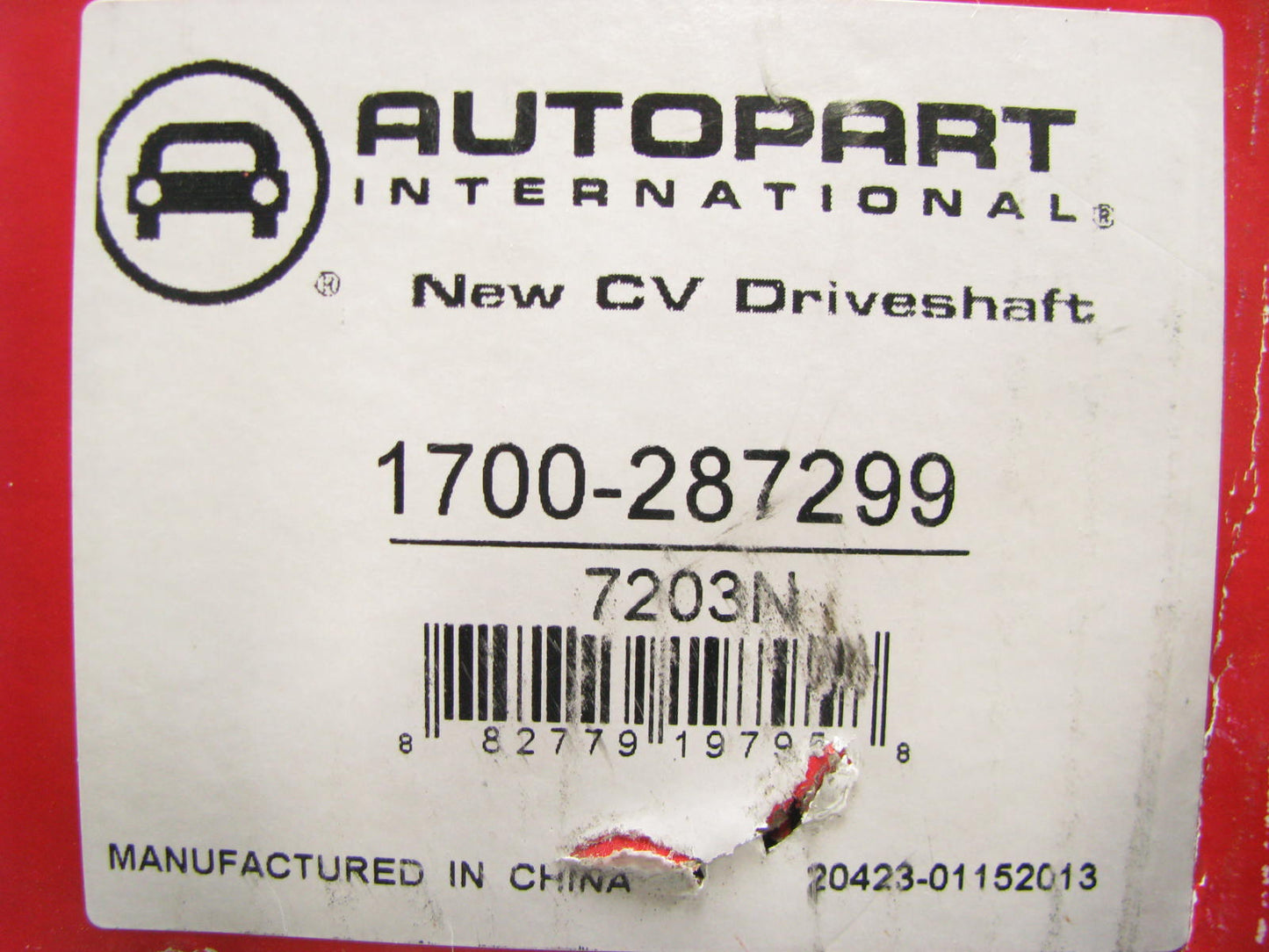 Autopart 1700-287299 Front Right CV Axle Shaft For 2003-08 PT Cruiser W/ MANUAL