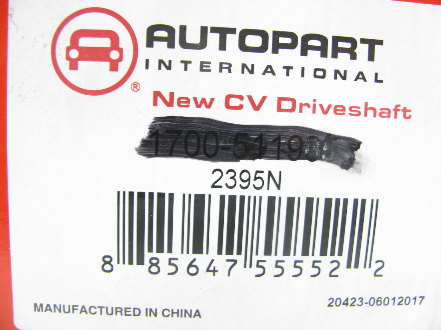 Autopart 1700-511985 Auto Dual Clutch Trans CV Axle Assembly Front Left