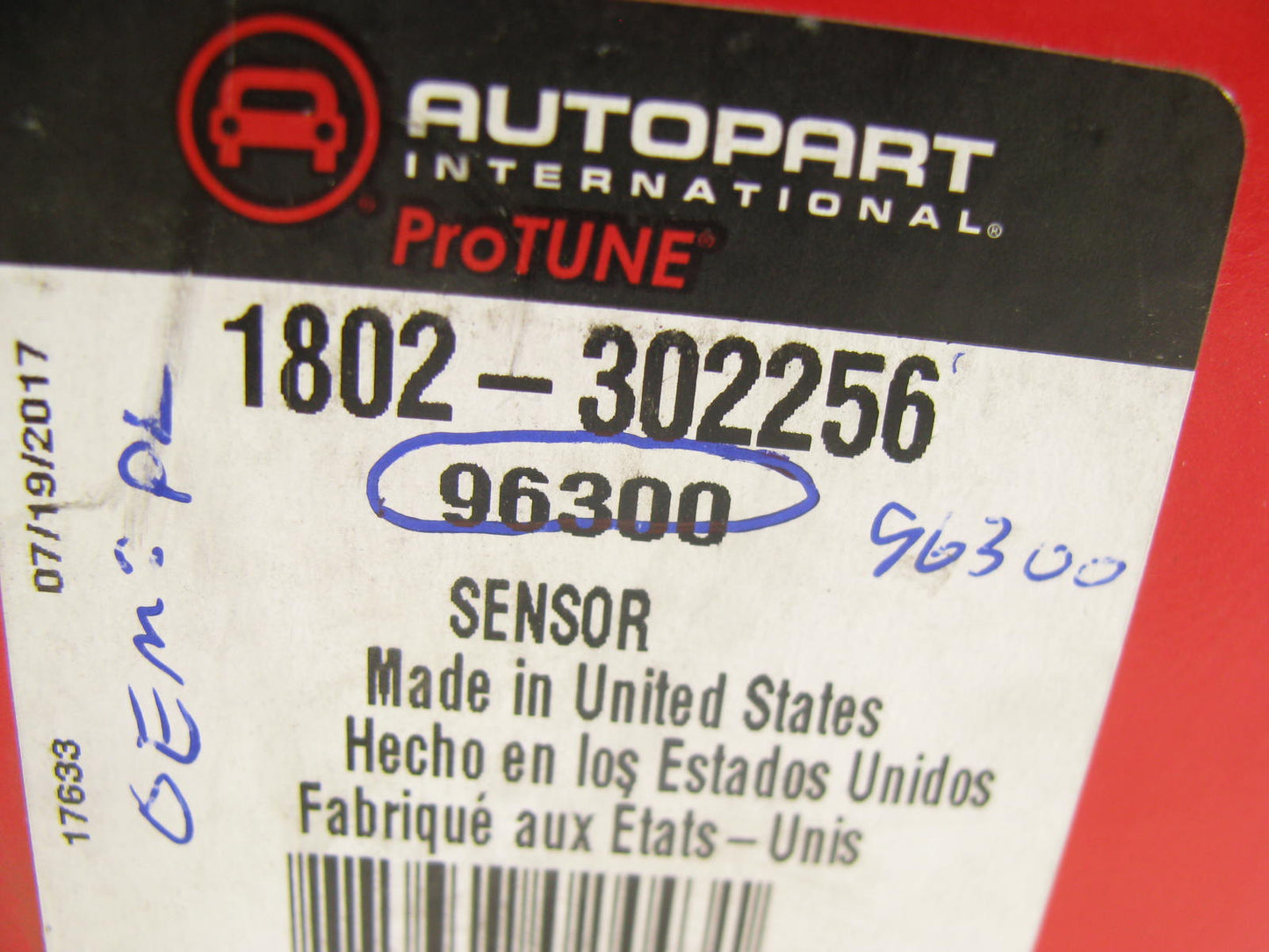 Autopart 1802-302256 Crankshaft Position Sensor 2004-15 Chevrolet 6.6L-V8 Diesel