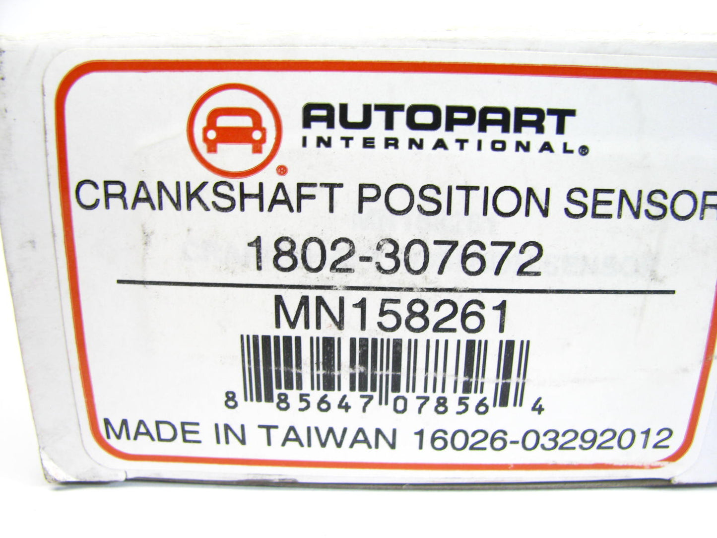 Autopart 1802-307672 Crankshaft Position Sensor 03-06 Mitsubishi Lancer 2.0L-L4