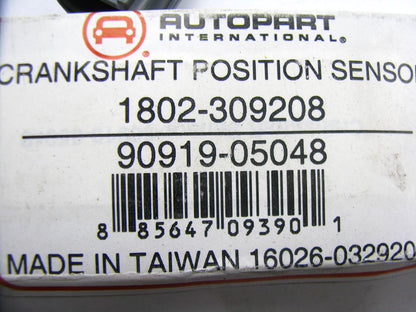 API 1802-309208 Crankshaft Position Sensor 2003-2006 Toyota Matrix, 00-05 Celica
