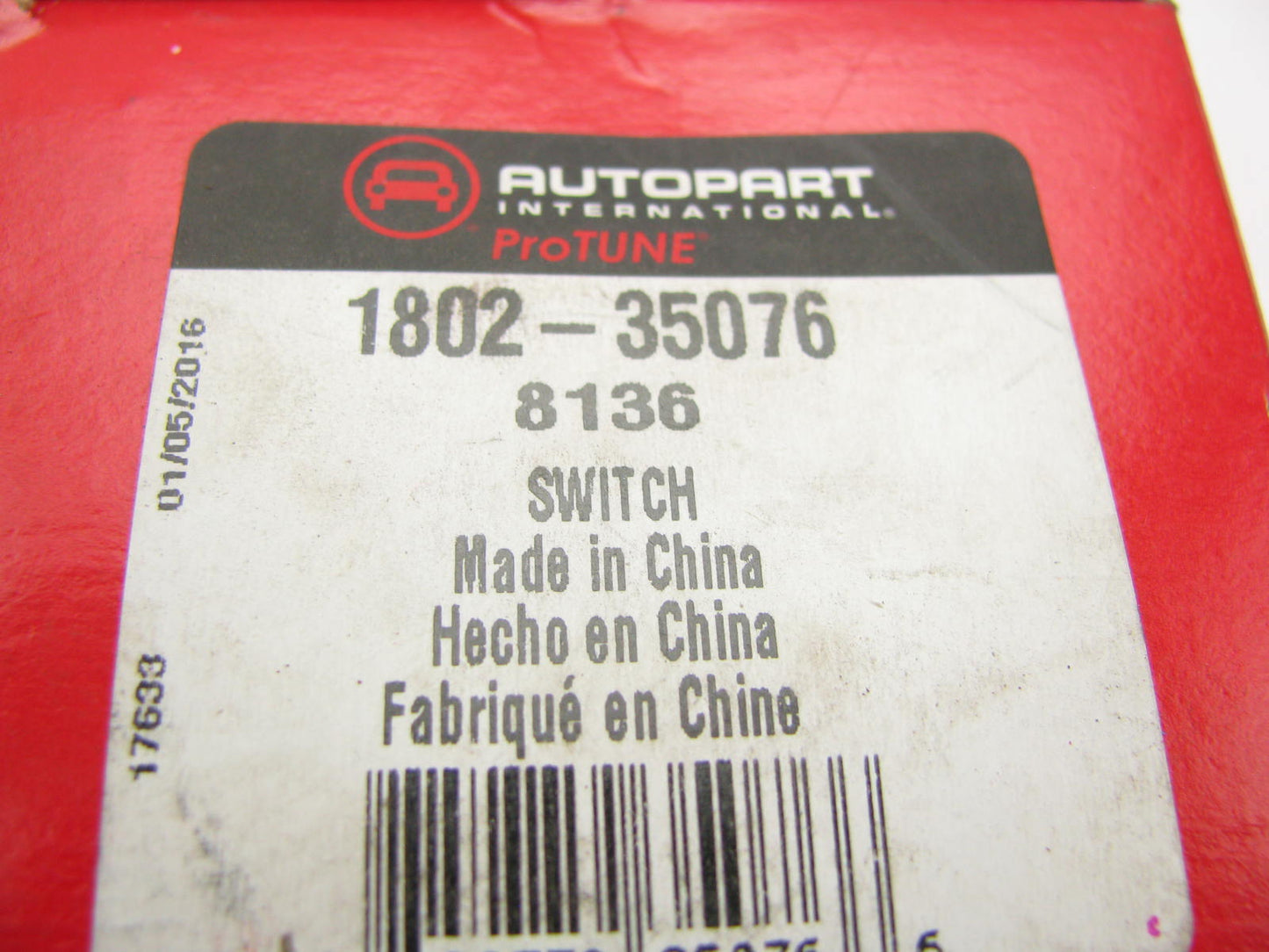 Autopart Engine Oil Pressure Switch 1990-91 Chevy P30 Van 3.9L Cummins Diesel