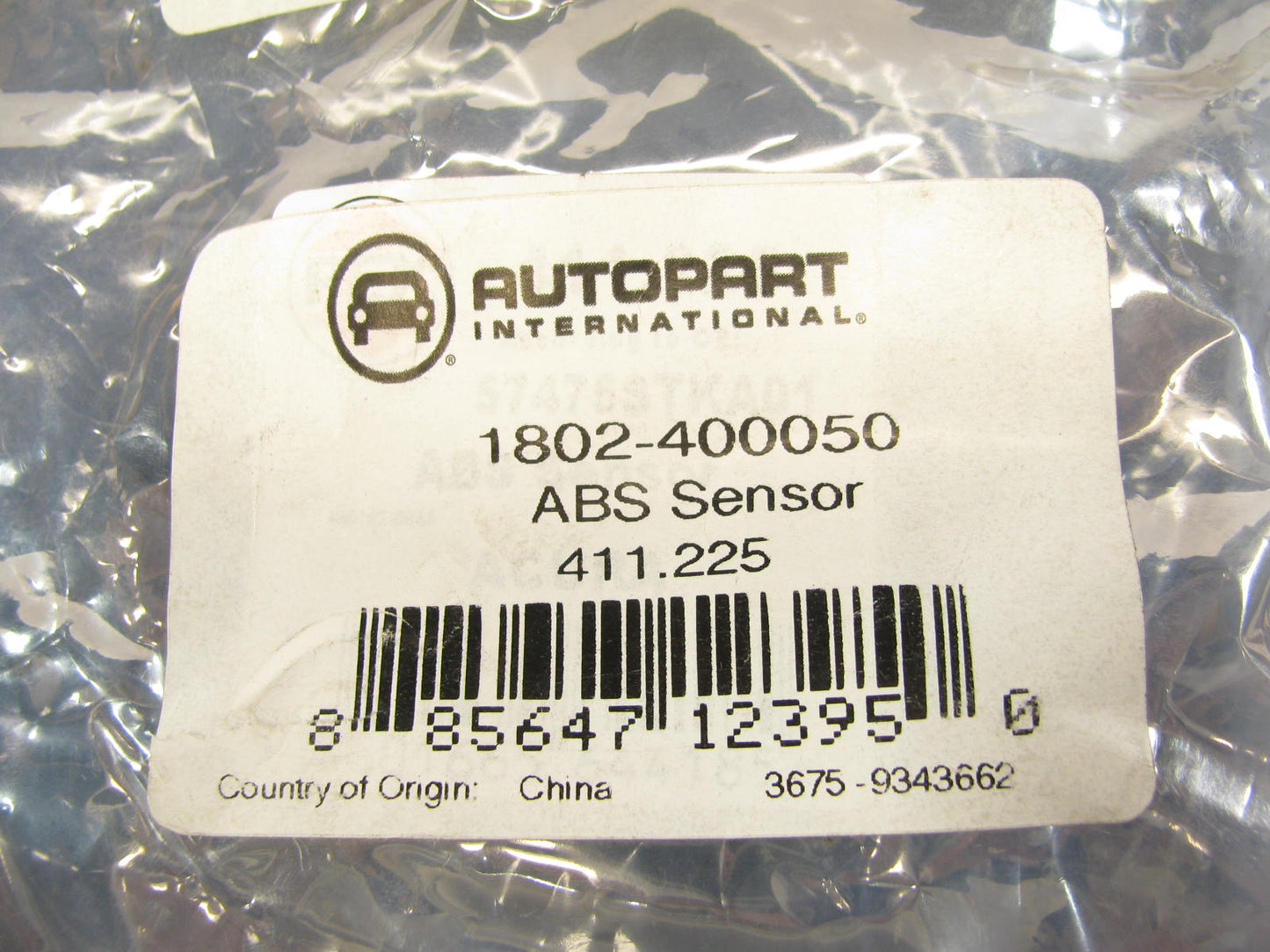 Autopart 1802-400050 Rear Left ABS Wheel Speed Sensor For 2007-2013 Acura RDX