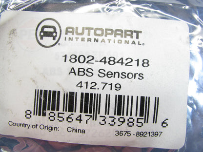 Autopart 1802-484218 ABS Wheel Speed Sensor Rear Right For 2010-2013 Acura RDX