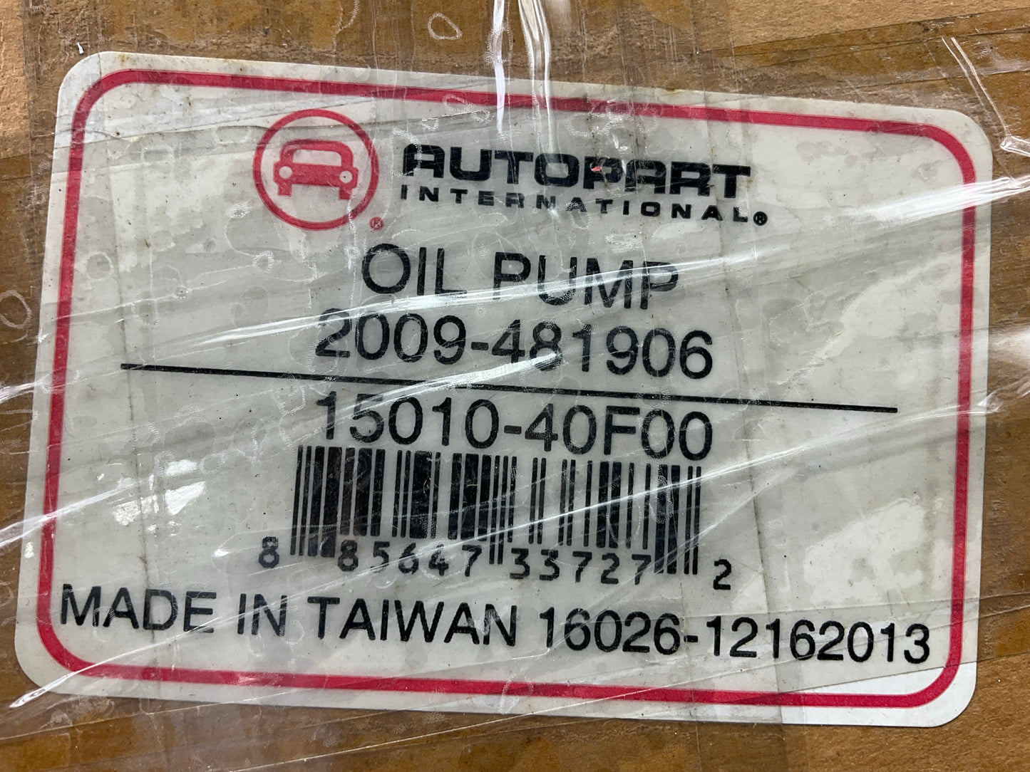 Autopart International 2009-481906 Engine Oil Pump
