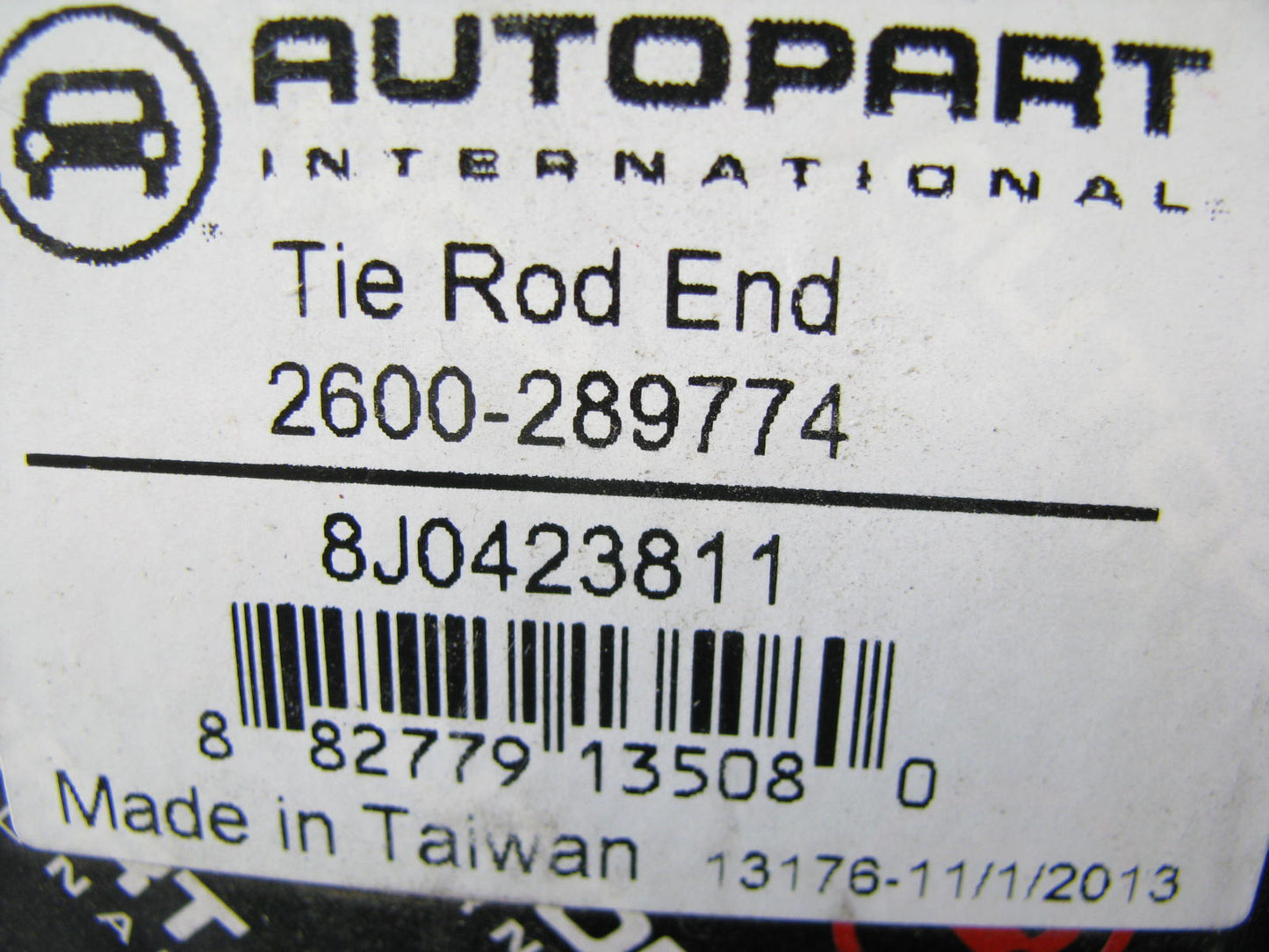 Autopart International 2600-289774 Steering Tie Rod End - Front Left Outer