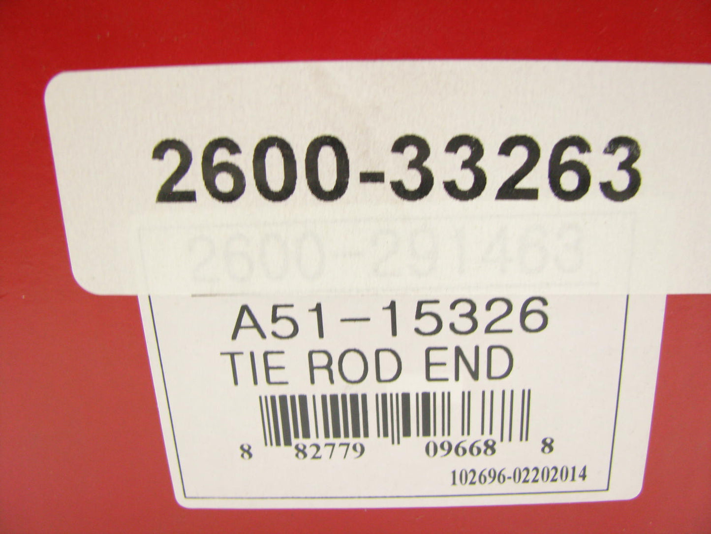 Autopart International 2600-33263 Steering Tie Rod End - Front Right Outer