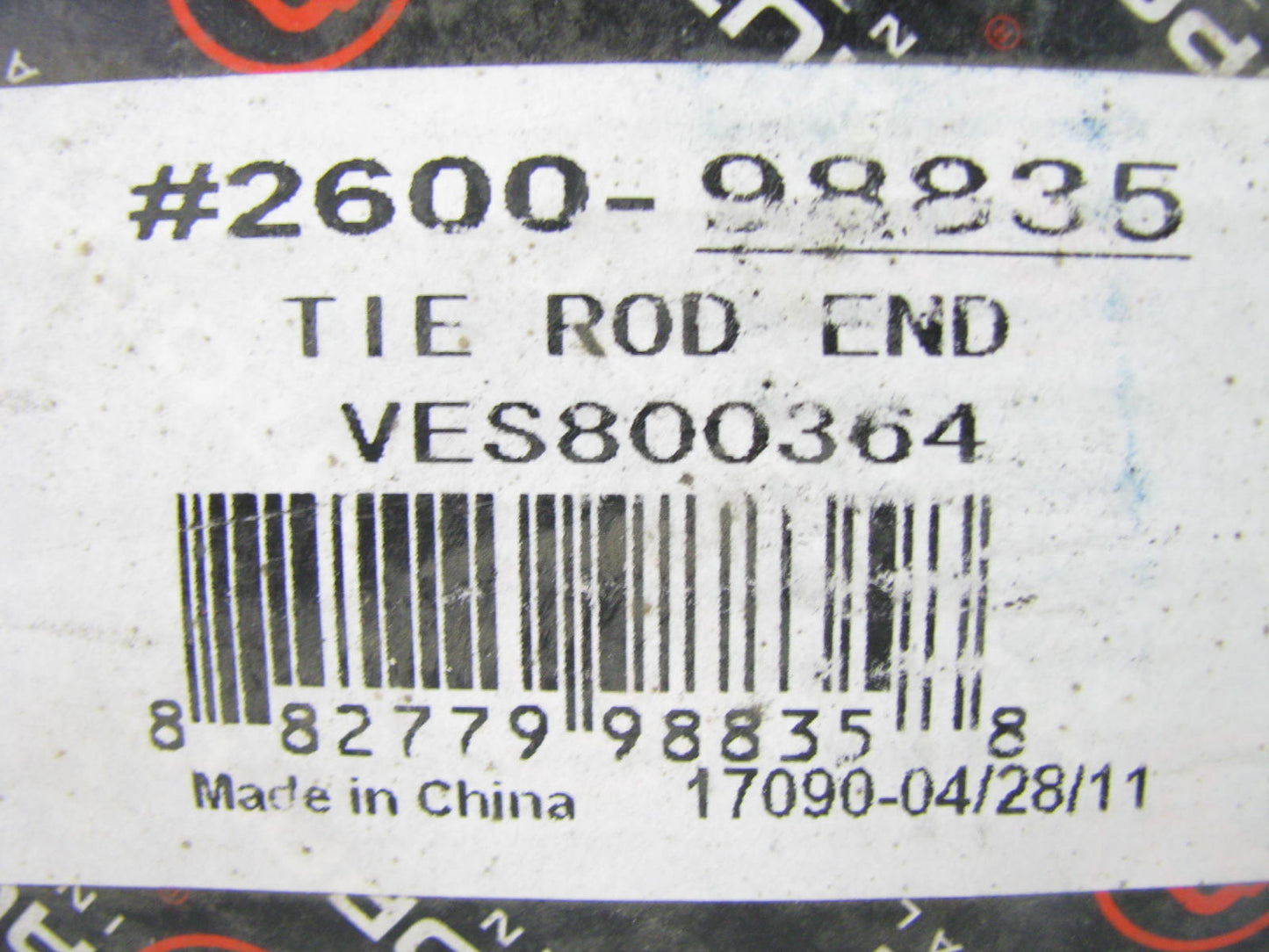 (2) Autopart 2600-98835 Front Outer Steering Tie Rod End 2004-2006 Suzuki Verona