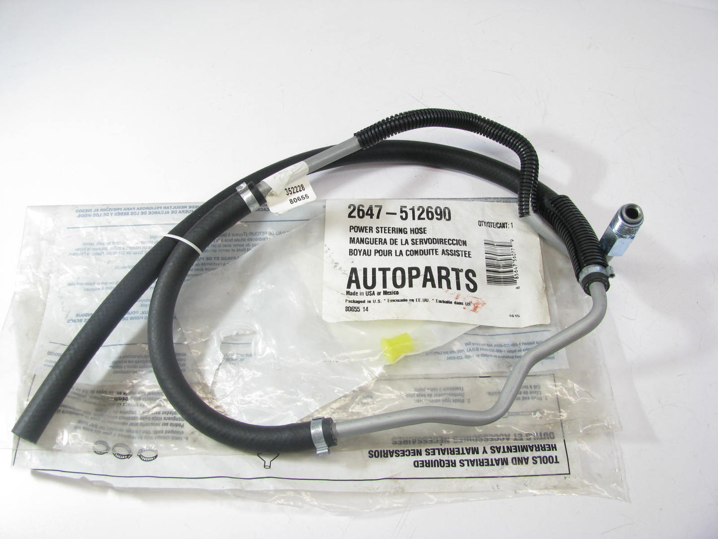 Autopart 2647-512690 Power Steering Return Hose For 2003-2007 Lexus LX470