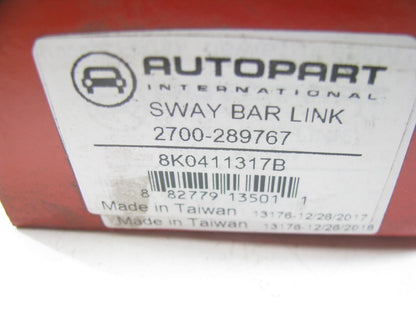 (2) Autopart 2700-289767 Suspension Stabilizer Sway Bar Link Kit - Front