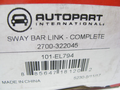 Autopart International 2700-322045 Suspension Stabilizer Sway Bar Link Kit Rear