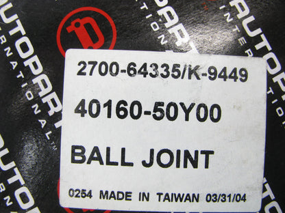 (x2) Autopart International 2700-64335 Suspension Ball Joints - Front Lower