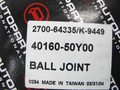 Autopart International 2700-64335 Suspension Ball Joint - Front Lower