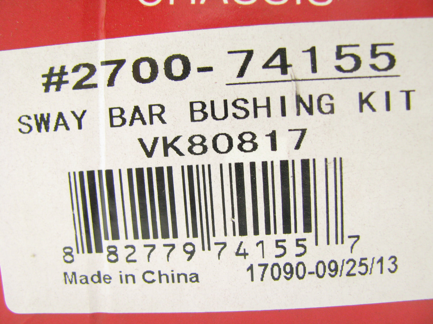 Autopart 2700-74155 Suspension Stabilizer Sway Bar Bushing Kit - Front