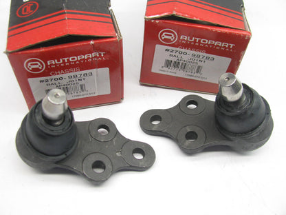 (2) Autopart Intl 2700-98783 Front Lower Ball Joints For 2004-2006 Suzuki Verona