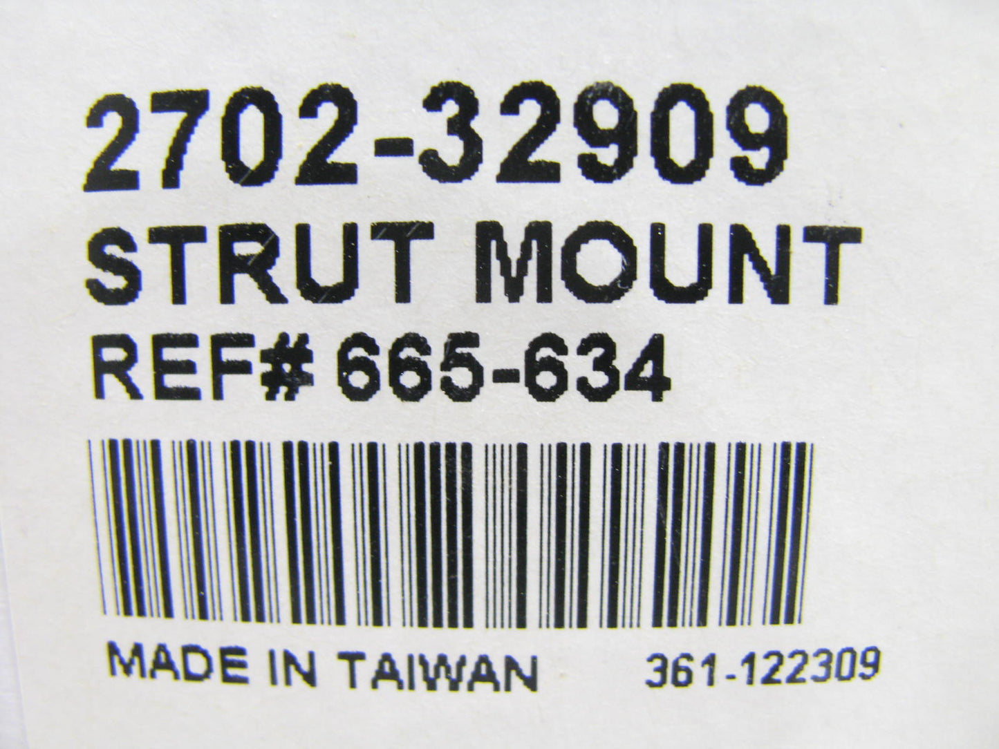 (x2) RH/LH Rear Suspension Strut Mount  Autopart Intl 2702-32909