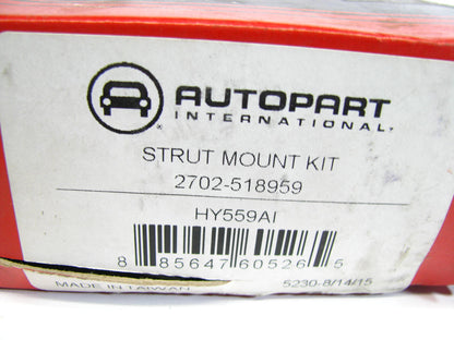 (x2) Autopart 2702-518959 Rear Suspension Strut Mounts For 01-05 Hyundai Accent