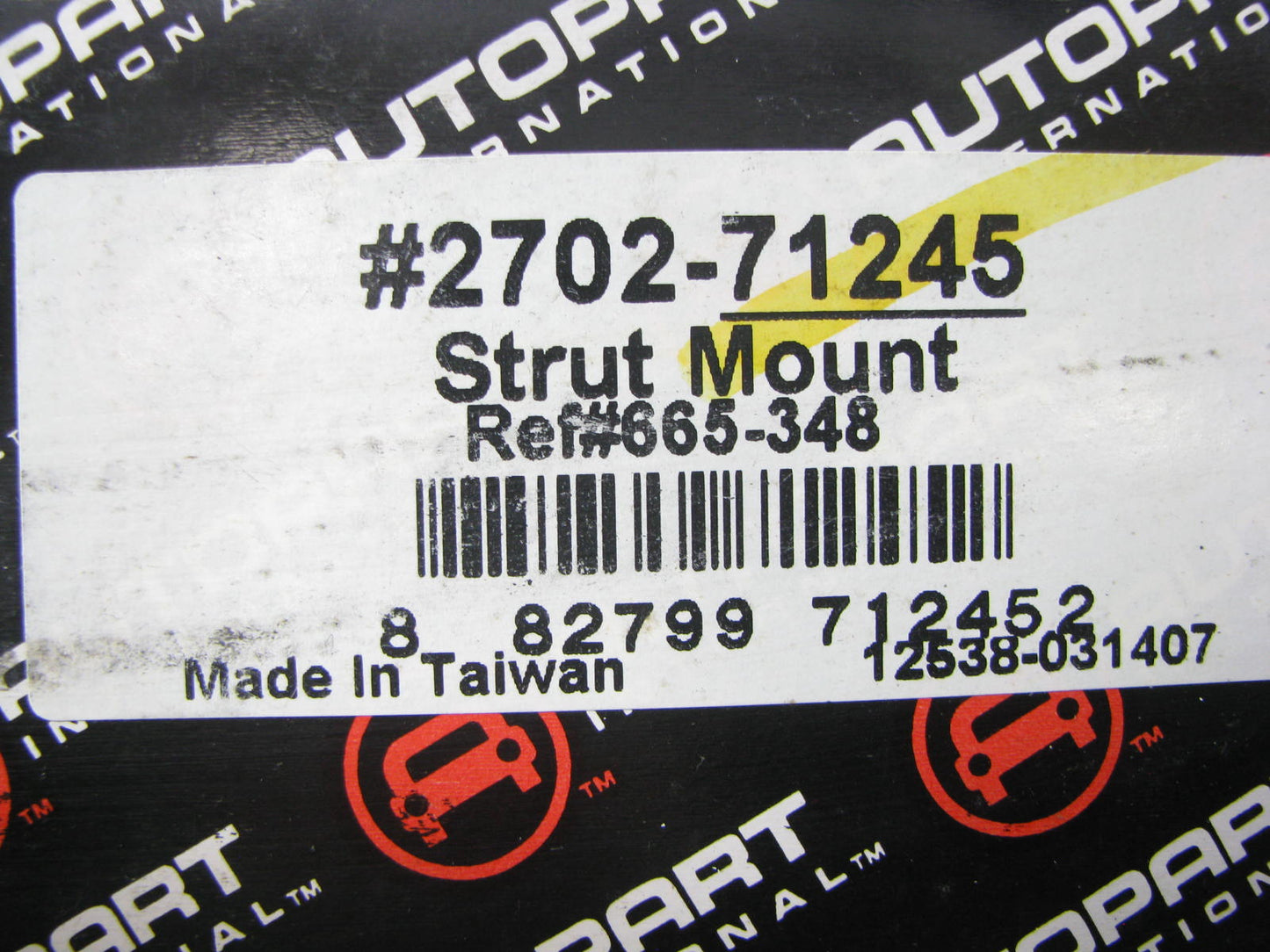 (2) Autopart International 2702-71245 Suspension Strut Mounting Mount - Front