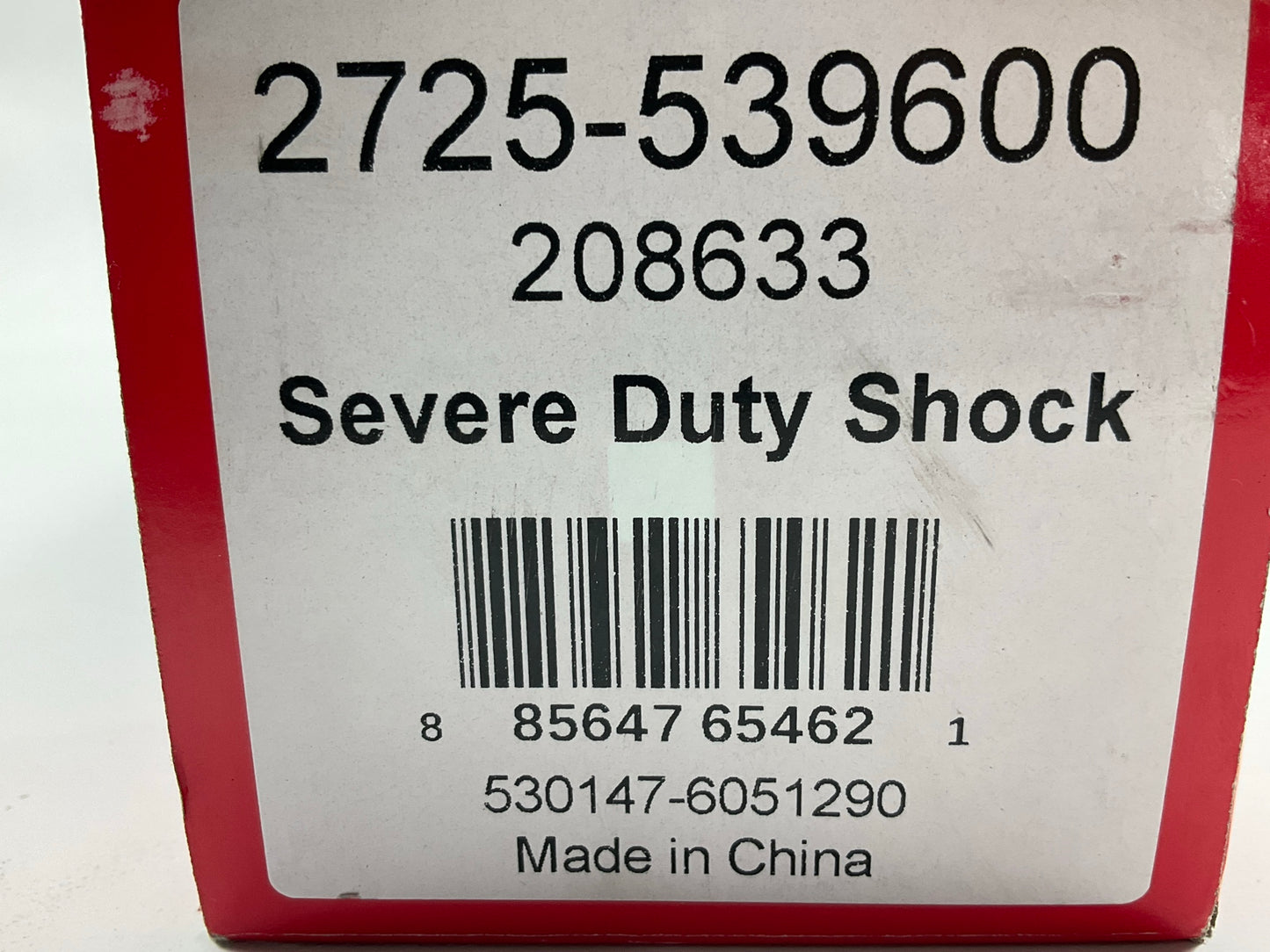 API 2725-539600 Rear Severe Duty Shock Absorber - 2009-2013 Ford F-150 4WD 4X4