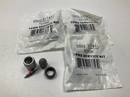 (4) Autopart Int 2802-317411 TPMS Tire Pressure Monitor Sensor Service Kit