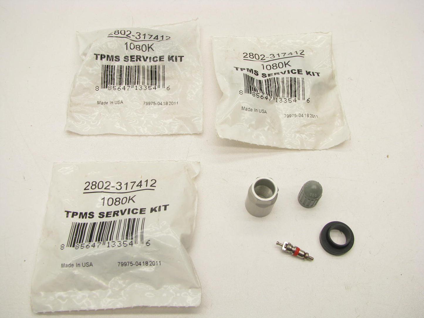 (4) Autopart International 2802-317412 TPMS Tire Sensor Service Kits