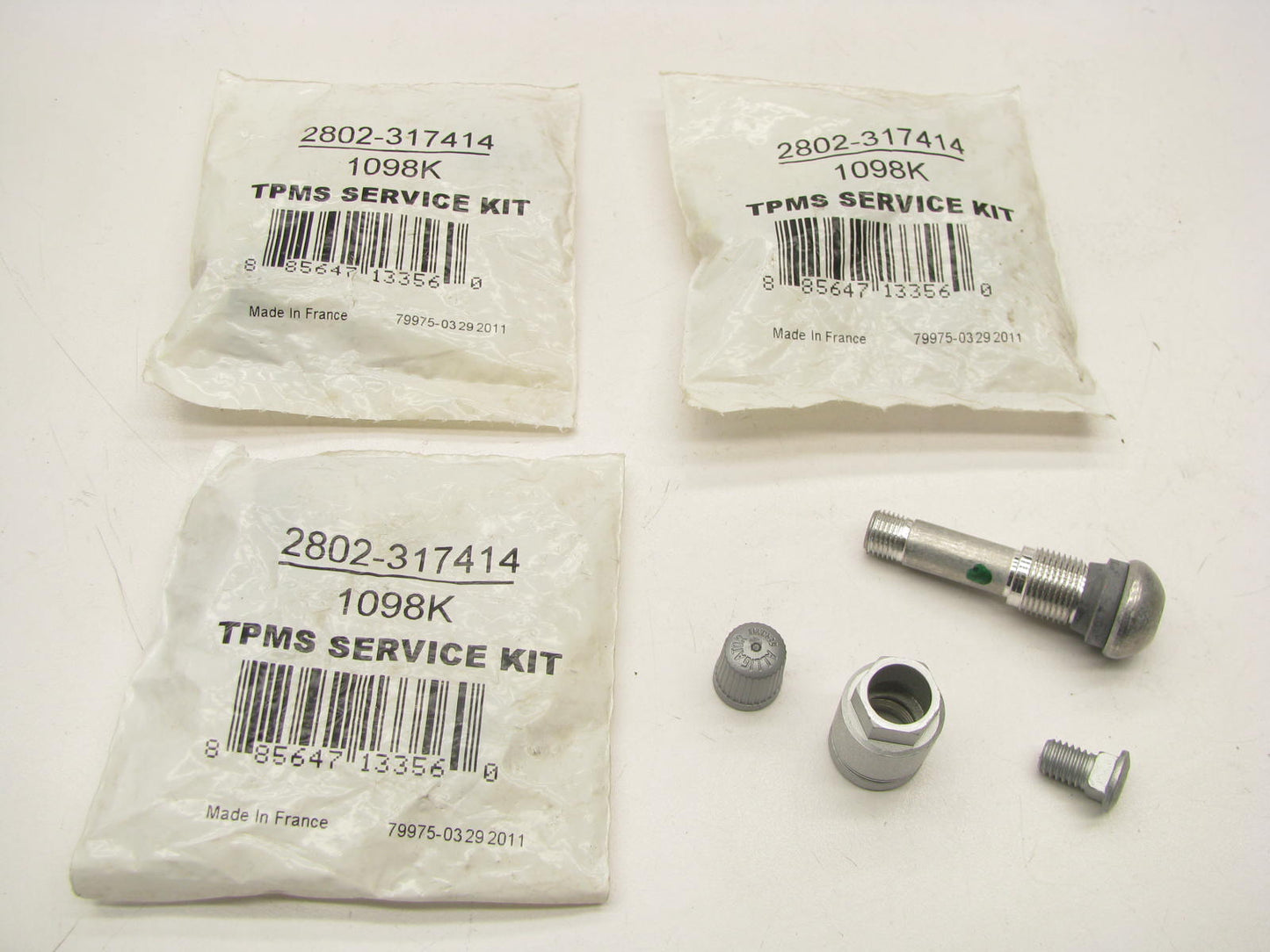 (4) Autopart 2802-317414 TPMS Sensor Service Kit 2007-2013 Sprinter 2500/3500