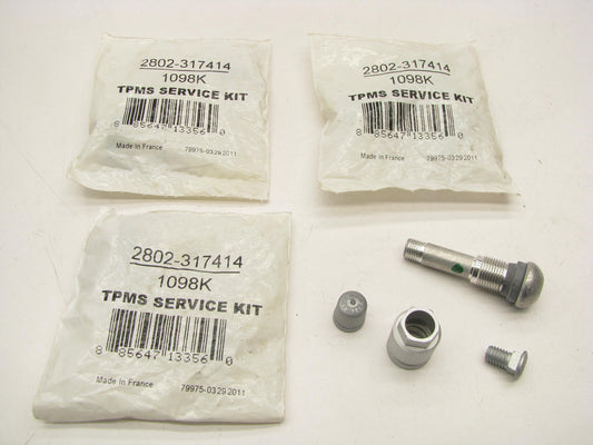(4) Autopart 2802-317414 TPMS Sensor Service Kit 2007-2013 Sprinter 2500/3500
