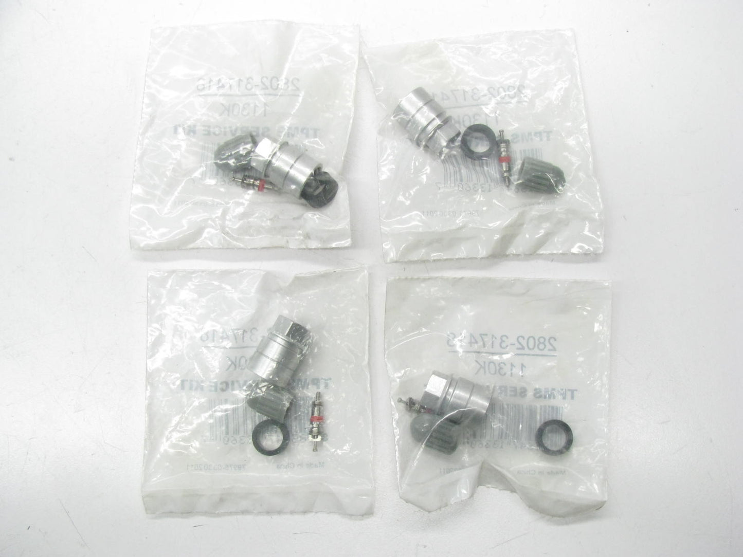 (4) Autopart 2802-317418 TPMS Tire Pressure Monitor Sensor Service Kits