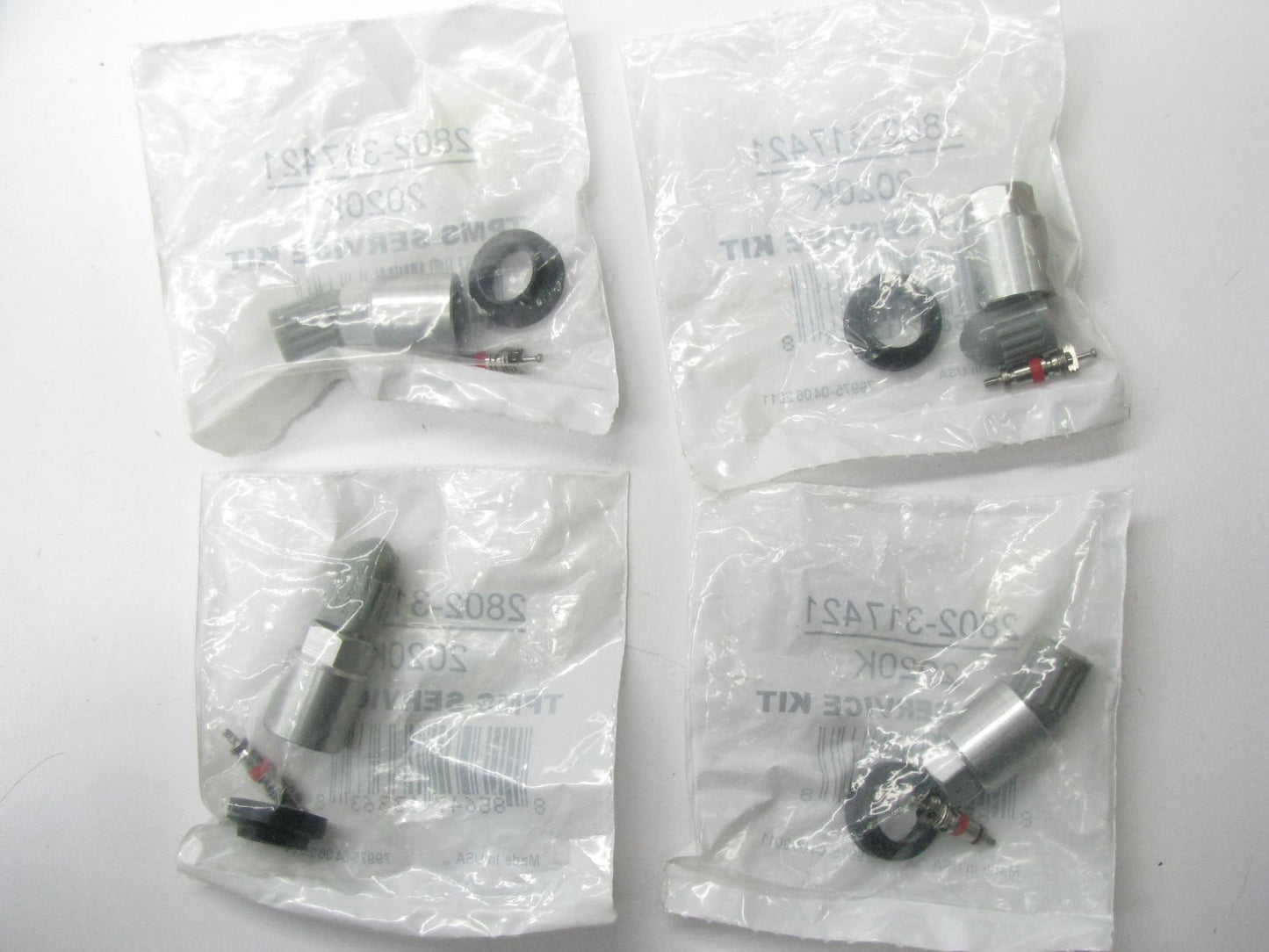 (4) Autopart 2802-317421 TPMS Tire Pressure Monitor Sensor Service Kit
