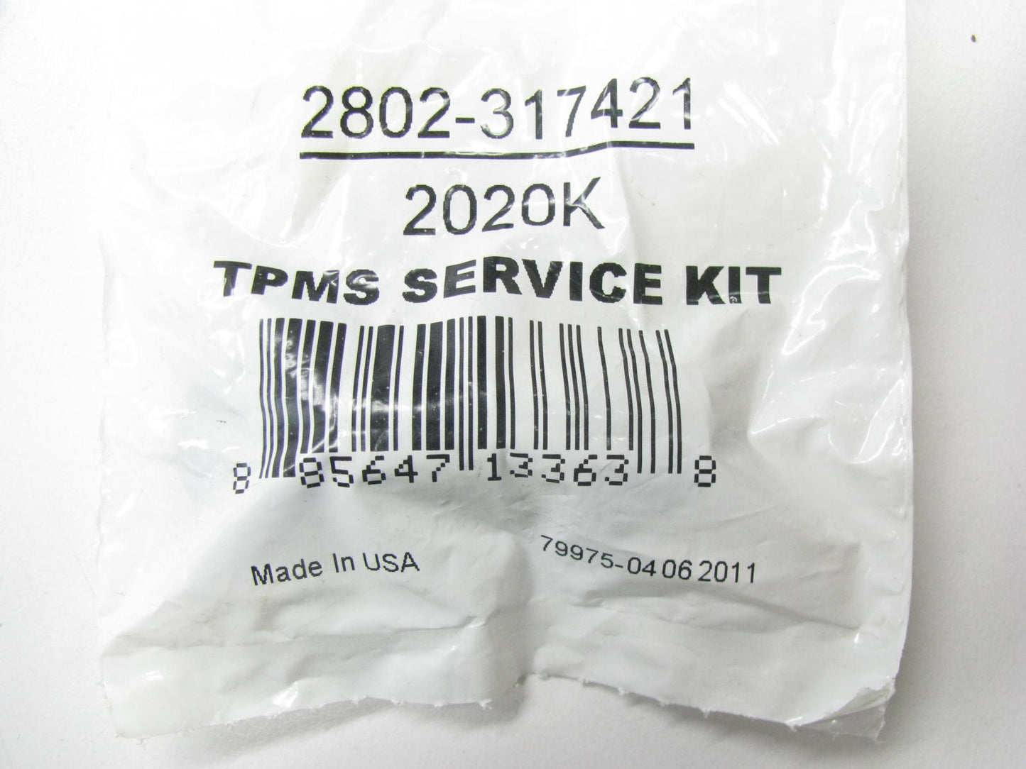 (4) Autopart 2802-317421 TPMS Tire Pressure Monitor Sensor Service Kit