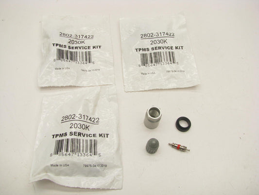 (4) Autopart 2802-317422 TPMS Sensor Service Kits For 2012-2016 Nissan Frontier