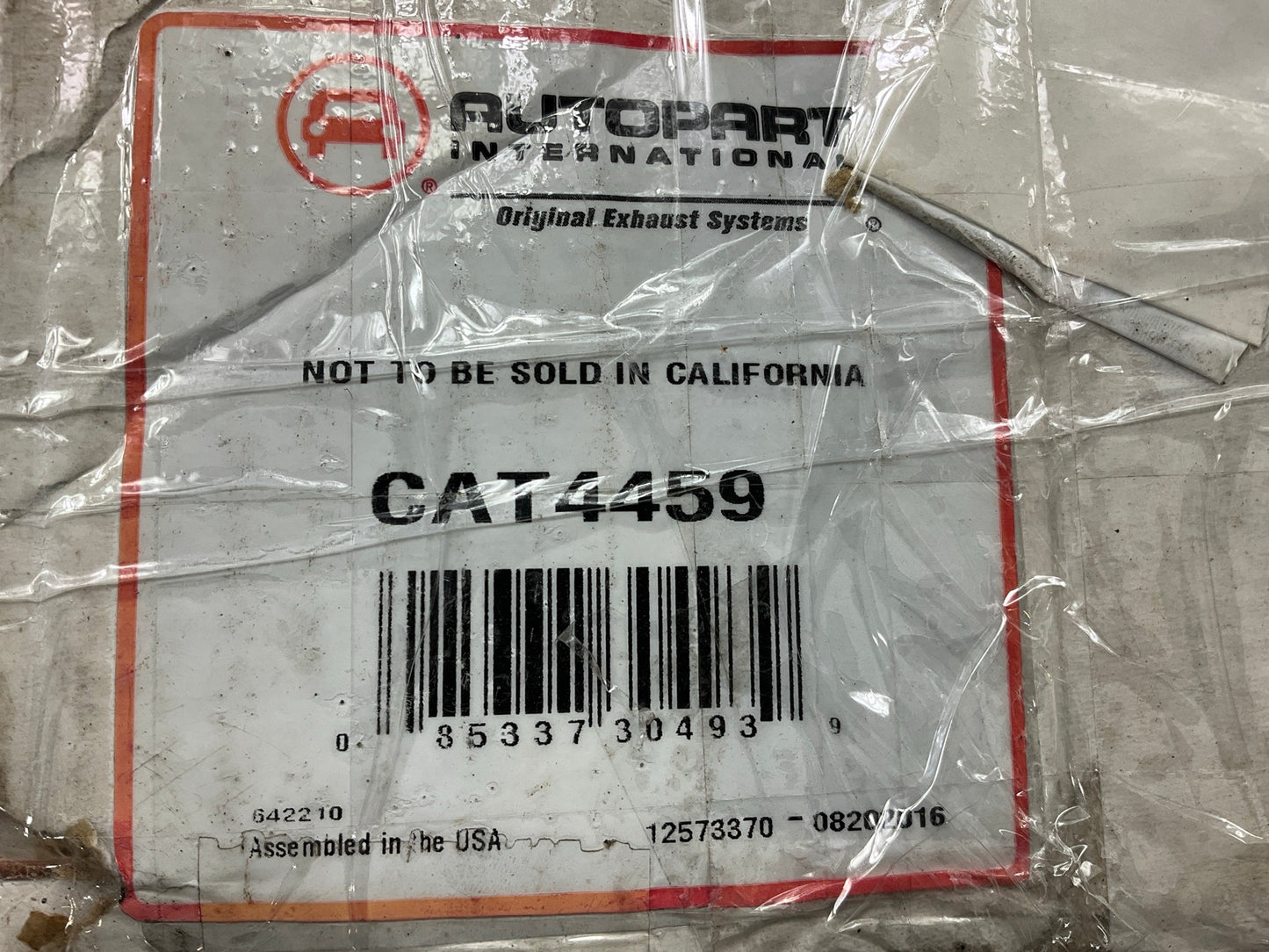 API CAT4459 Left Catalytic Converter For 2002-04 Audi A4 Quattro 3.0L AUTO TRANS