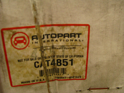 Autopart International 4851 Left Direct Fit Catalytic Converter - EPA COMPLIANT