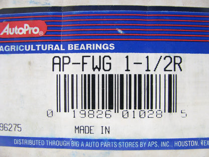 Autopro FWG-1-1-2R Ball Bearing Flange Unit 1-1/2'' Bore 4'' Bolt Centers 4 Hole