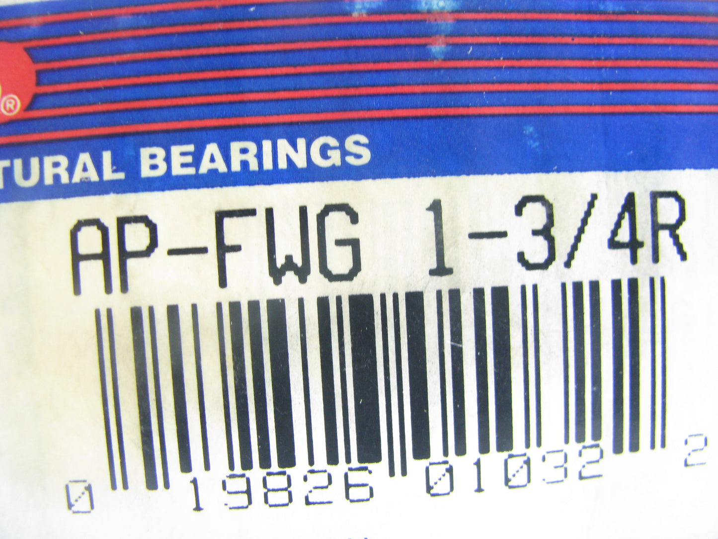 Autopro FWG-1-3-4R 4 Bolt Hole Flange Block Bearing 1-3/4'' Bore 4.125'' Centers