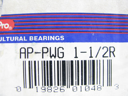 Autopro PWG-1-1-2R Pillow Block Bearing - 1.50'' ID X 4.00'' OD X 2.00'' W