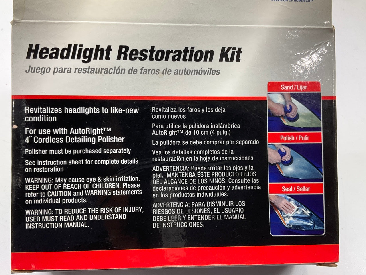 Autoright C800885 Headlight Restoration Kit