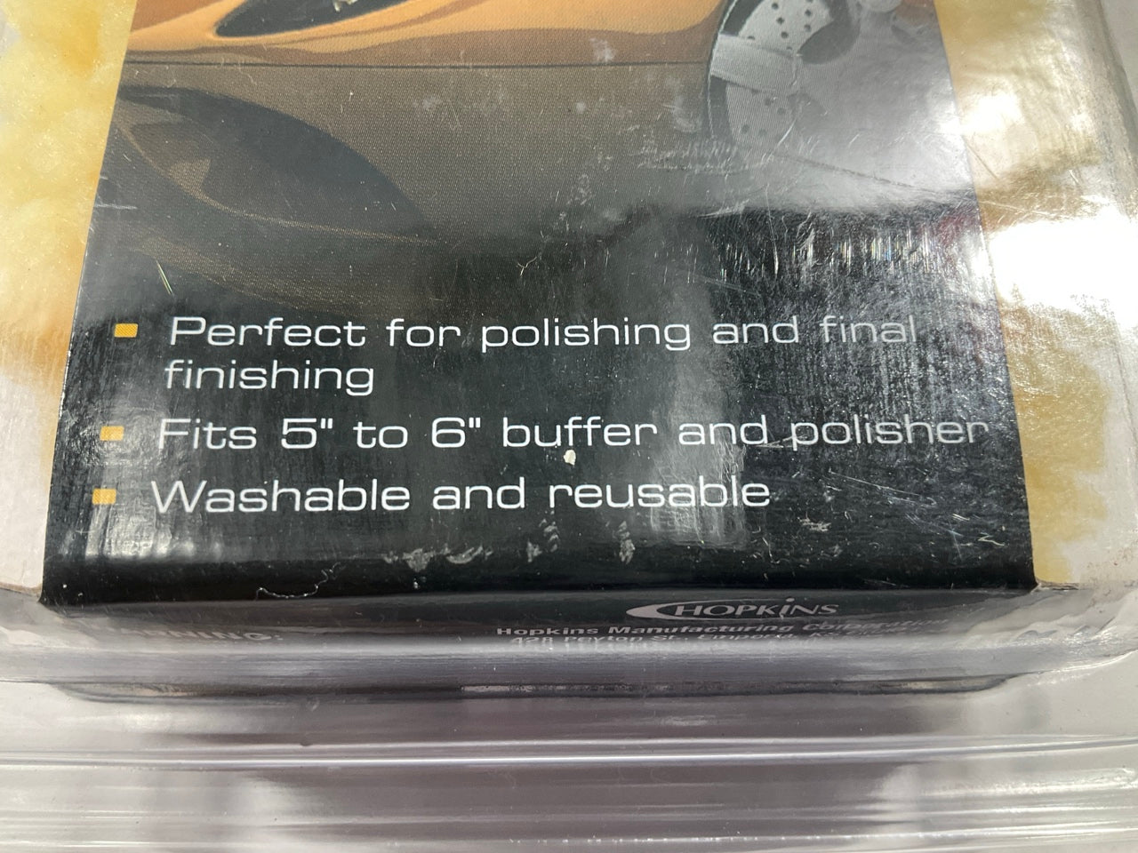 Autospa 40403AS Soft Acrylic Wool 5''-6'' Polishing Bonnet