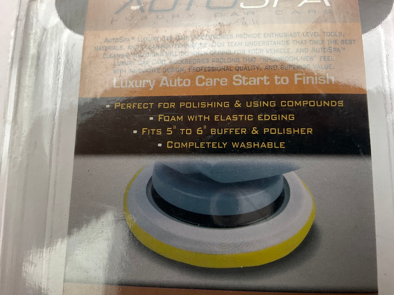 Autospa 40409AS 5'' To 6'' Washable Foam Polishing Bonnet