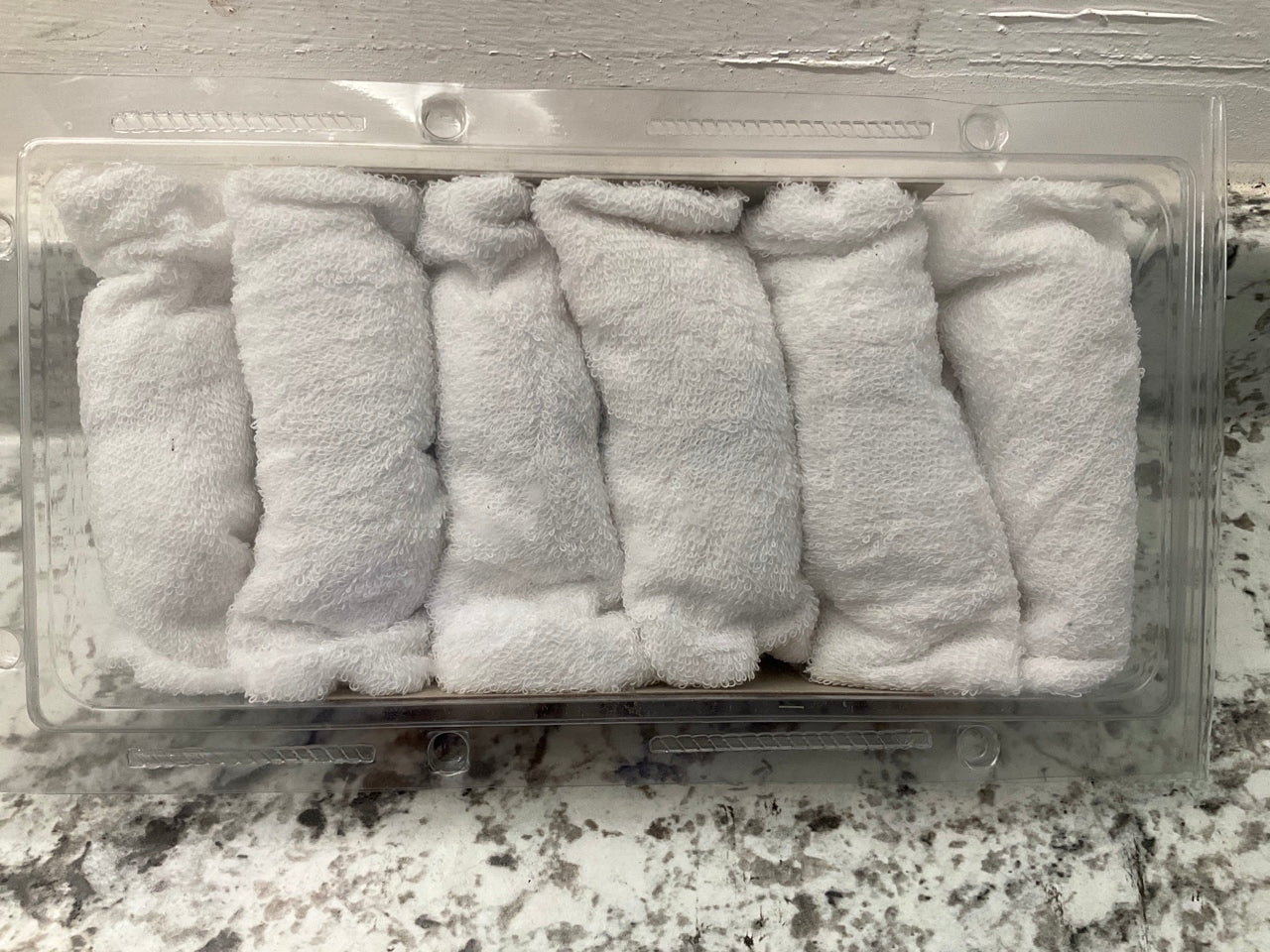 6 PACK AUTOSPA Car Polish Buffing Cotton Bonnet Pads For 9-10'' Buffer & Polisher