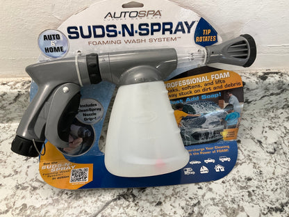 AUTOSPA 92230 Suds-N-Spray Foaming Wash System, Attaches To A Garden Hose