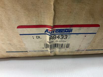 REMAN. Autotemp A8433 A/C Compressor Clutch 6'' For York & Tecumseh