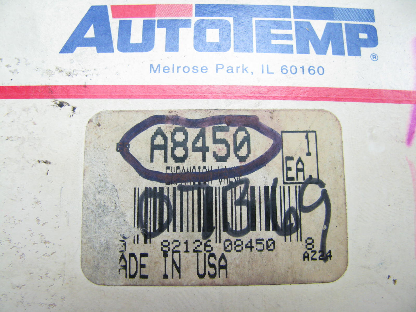 Autotemp A8450 REAR A/C Expansion Valve