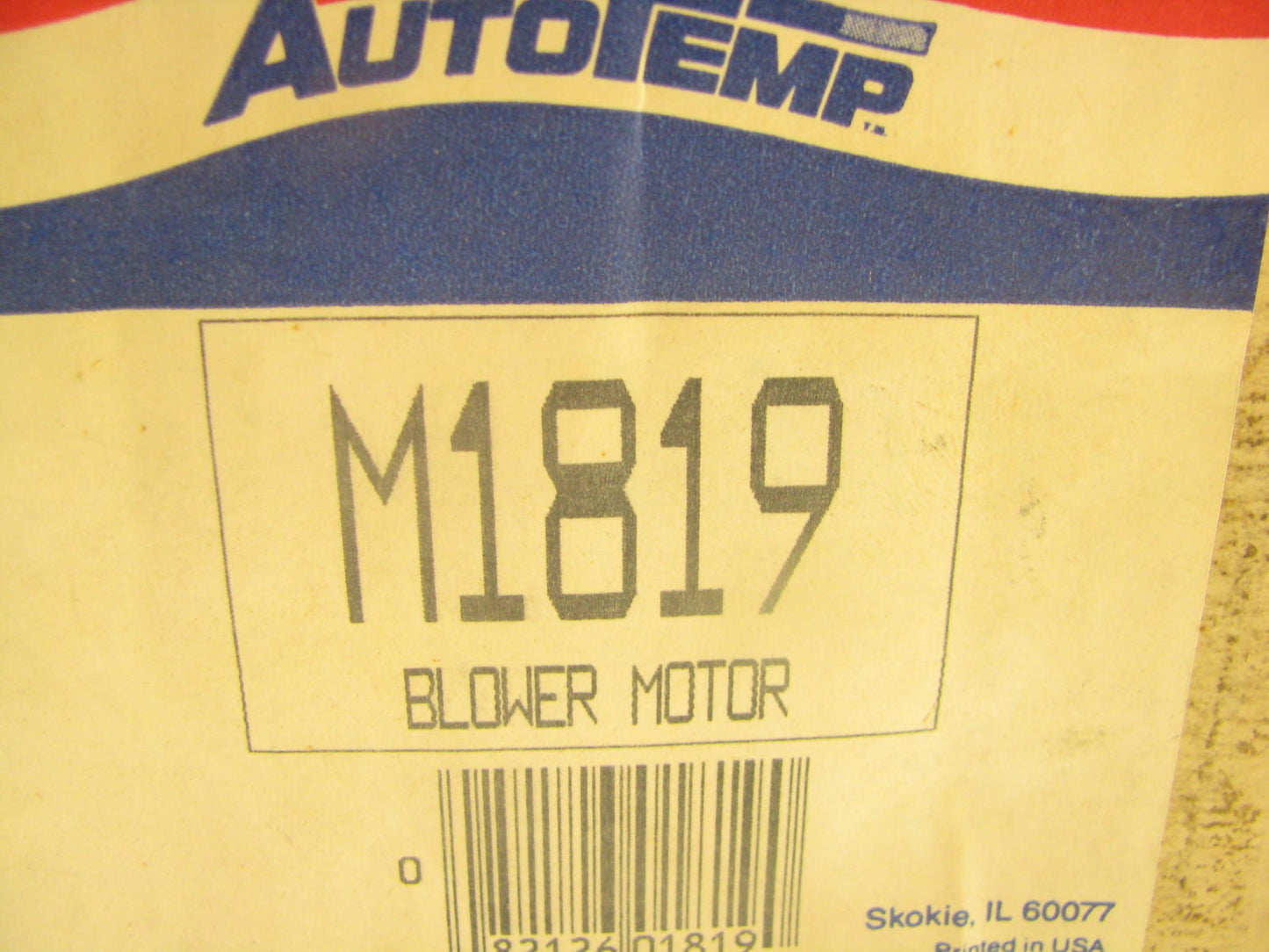 Autotemp M1819 HVAC Blower Motor Without Wheel - PM104