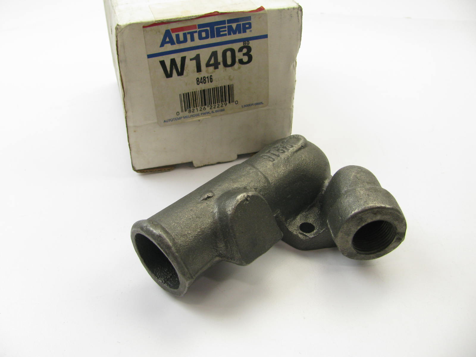 Autotemp W1403 Engine Coolant Water Outlet - 1990-1996 Ford 4.9L 300 F ...