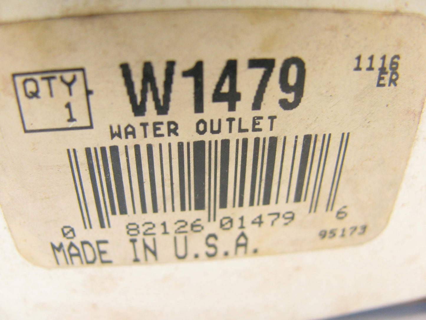 Autotemp W1479 Engine Coolant Water Outlet - 84821 9599 15-1157 3841191