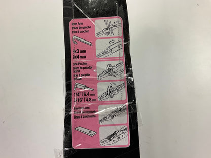 Autotex AP-616 PINK Windshield Wiper Blade - 16''