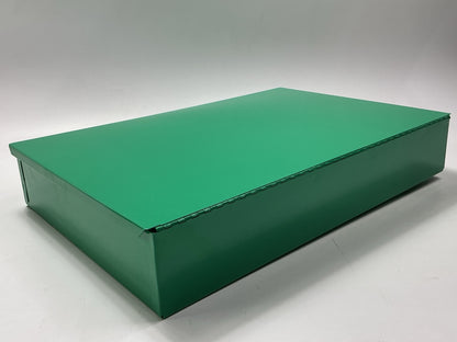 Auveco 1-924 24-Compartment Large Steel Parts Drawer Light Green 18''x12''x3''